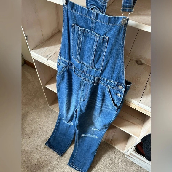 YMI Dream Denim Overalls - Picture 3 of 8